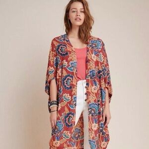 Anthropologie Anderson and Lauth Astrid Kimono One Size Fits All